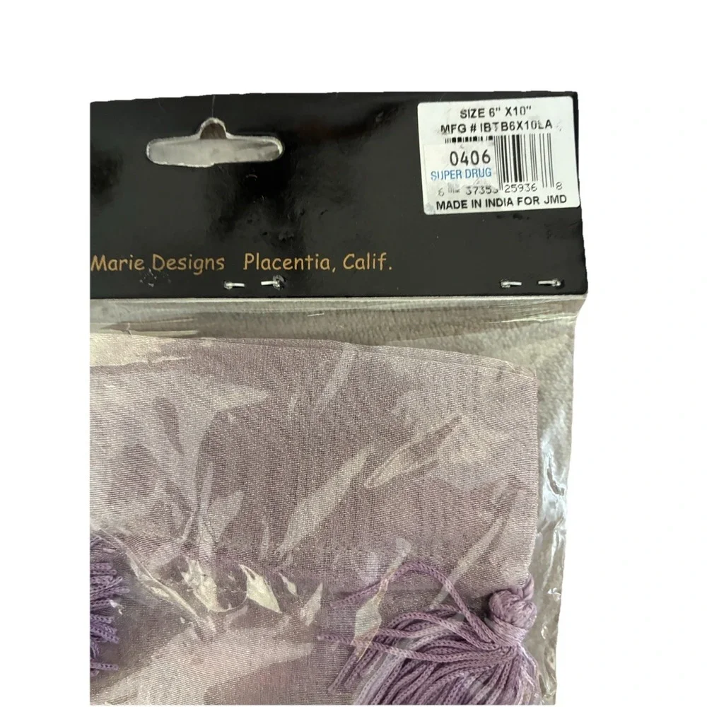 Joann Marie Designs Gift Bag Purple Organza 6x10